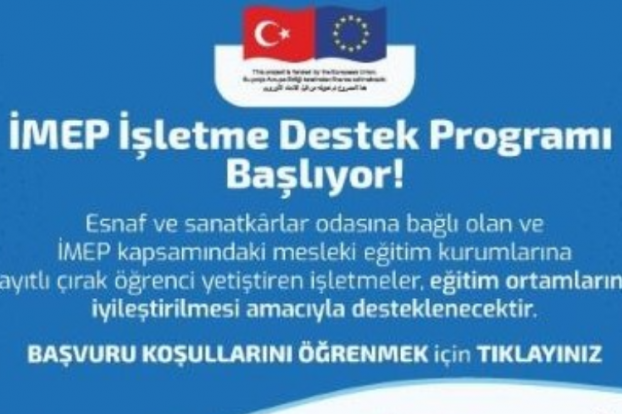 İMEP İŞLETME DESTEK PROGRAMI BAŞLIYOR.